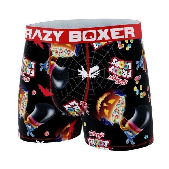 KELLOGGS MEN'S BOXER BRIEFS CRAZY BOXER Kellogg's Froot Loops Halloween Spok NWT - Picture 2 of 5